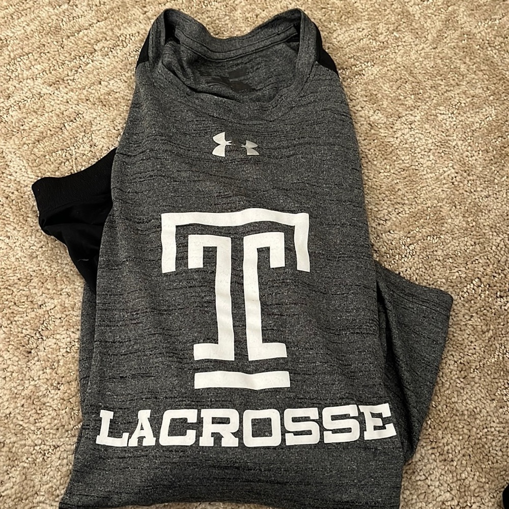 Temple lacrosse long sleeved shirt